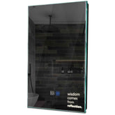 Specchio LED Verticale | Pulsanti touch | Funzione anti-appannamento | Luce bianca neutra - Reyze Serie Motivated Modello 1